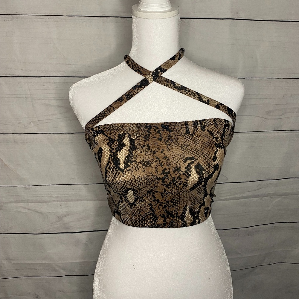 Snake Halter Top